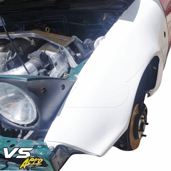 VSaero FRP ARIO Wide Body Fenders (front) 18mm for Mazda Miata MX-5 (NA) 1990-1997 - Image 10