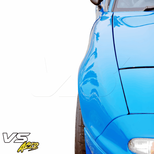 VSaero FRP ARIO Wide Body Fenders (front) 18mm for Mazda Miata MX-5 (NA) 1990-1997 - Image 12