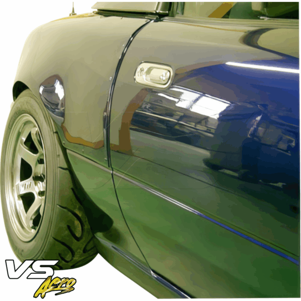 VSaero FRP ARIO Wide Body Fenders (rear) 23mm for Mazda Miata MX-5 (NA) 1990-1997 - Image 2