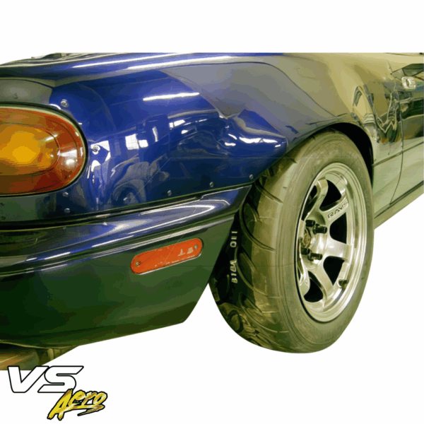 VSaero FRP ARIO Wide Body Fenders (rear) 23mm for Mazda Miata MX-5 (NA) 1990-1997 - Image 3