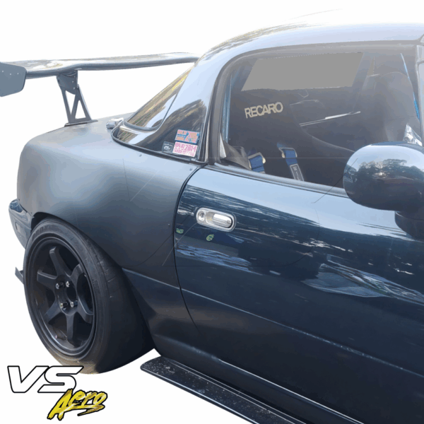 VSaero FRP ARIO Wide Body Fenders (rear) 23mm for Mazda Miata MX-5 (NA) 1990-1997 - Image 9