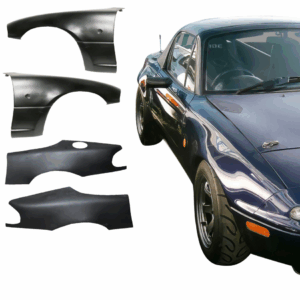 VSaero FRP ARIO Wide Body 18/23mm Fenders Set 4pc for Mazda Miata MX-5 (NA) 1990-1997