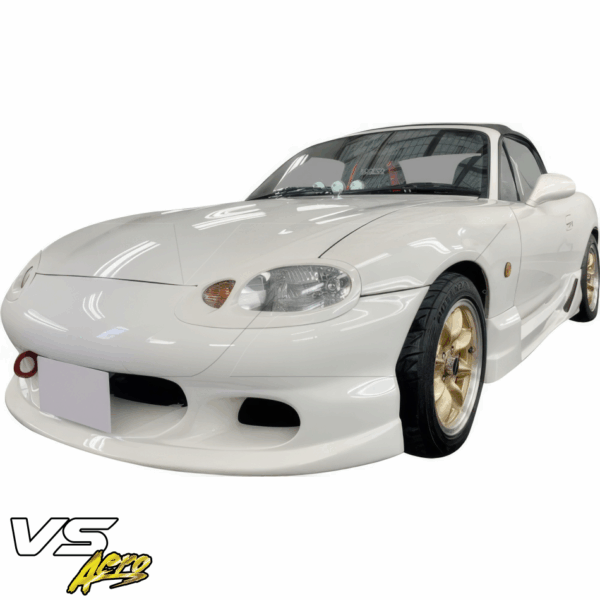 VSaero FRP BOME Front Bumper for Mazda Miata MX-5 (NB1) 1998-2000 - Image 11