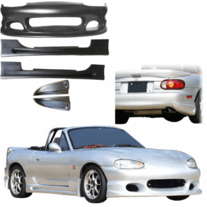 VSaero FRP BOME Body Kit 4pc for Mazda Miata MX-5 (NB) 1998-2005