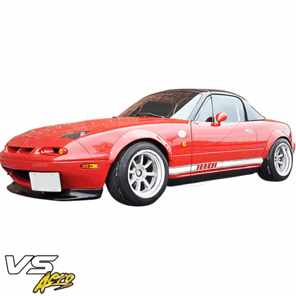VSaero FRP RDAN Wide Body Fender Flares 4pc 30mm for Mazda Miata MX-5 (NA) 1990-1997 - Image 2