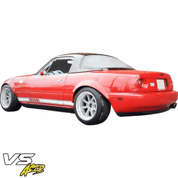 VSaero FRP RDAN Wide Body Fender Flares 4pc 30mm for Mazda Miata MX-5 (NA) 1990-1997 - Image 3