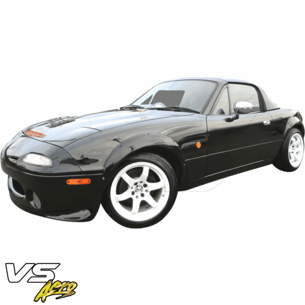VSaero FRP RDAN Wide Body Fender Flares 4pc 30mm for Mazda Miata MX-5 (NA) 1990-1997 - Image 7