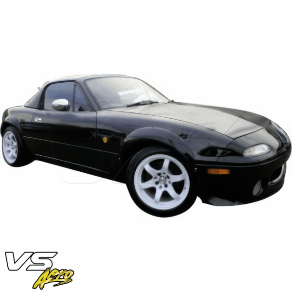 VSaero FRP RDAN Wide Body Fender Flares 4pc 30mm for Mazda Miata MX-5 (NA) 1990-1997 - Image 8