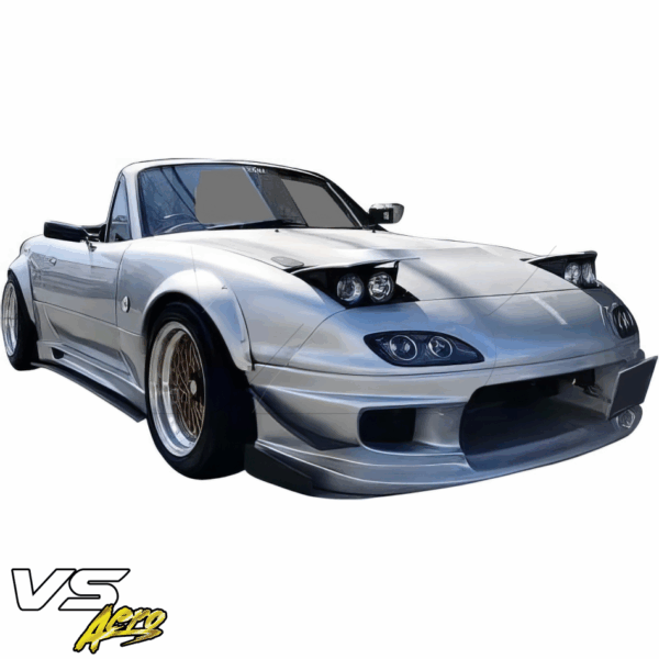 VSaero FRP RDAN Wide Body Fender Flares 4pc 30mm for Mazda Miata MX-5 (NA) 1990-1997 - Image 15