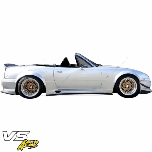 VSaero FRP RDAN Wide Body Fender Flares 4pc 30mm for Mazda Miata MX-5 (NA) 1990-1997 - Image 19