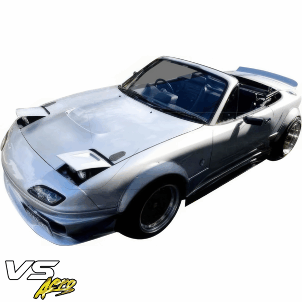 VSaero FRP RDAN Wide Body Fender Flares 4pc 30mm for Mazda Miata MX-5 (NA) 1990-1997 - Image 33
