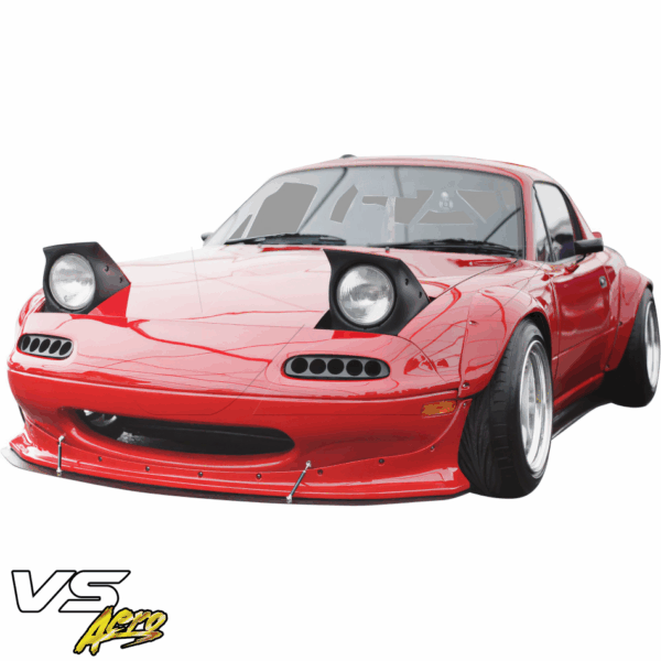 VSaero FRP TKYO Front Lip Valance for Mazda Miata MX-5 (NA) 1990-1997 - Image 2