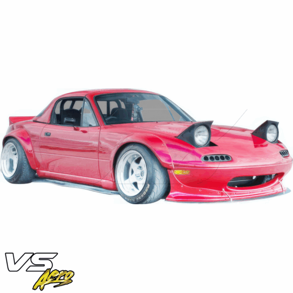 VSaero FRP TKYO Front Lip Valance for Mazda Miata MX-5 (NA) 1990-1997 - Image 3