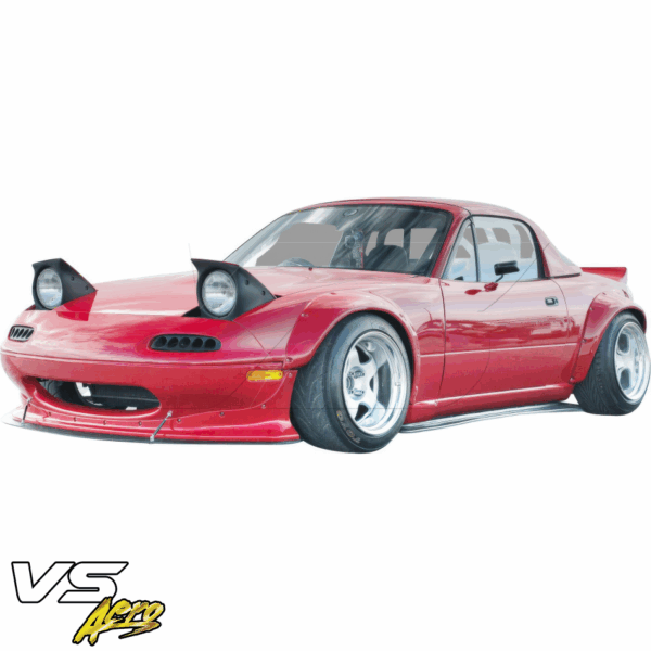 VSaero FRP TKYO Wide Body Fender Flares (front) 50mm for Mazda Miata MX-5 (NA) 1990-1997 - Image 2