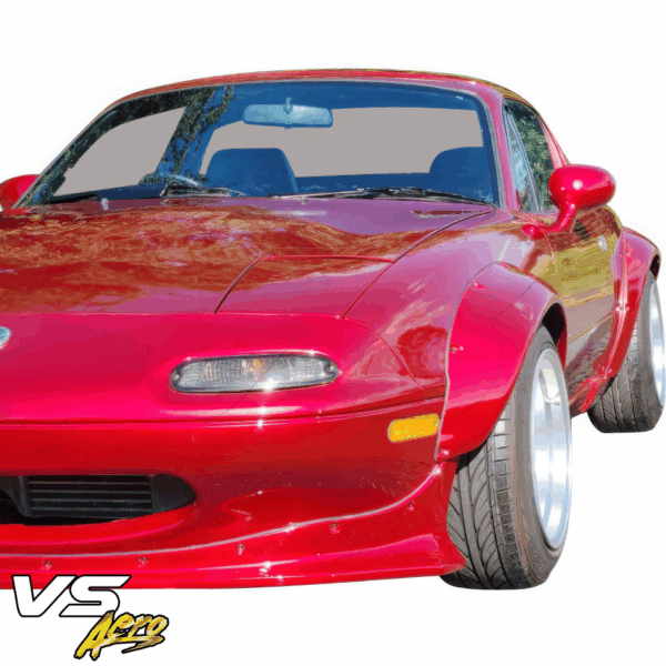 VSaero FRP TKYO Wide Body Fender Flares (front) 50mm for Mazda Miata MX-5 (NA) 1990-1997 - Image 11