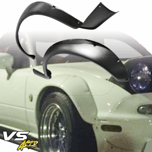 VSaero FRP TKYO Wide Body Fender Flares (front) 50mm for Mazda Miata MX-5 (NA) 1990-1997 - Image 23