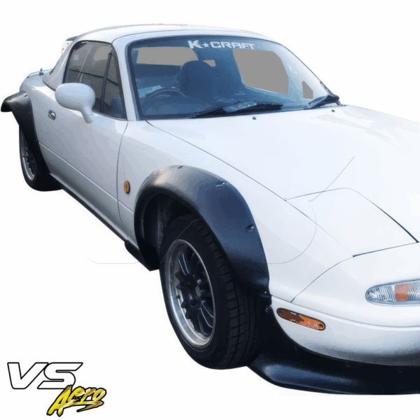 VSaero FRP TKYO Wide Body Fender Flares (front) 50mm for Mazda Miata MX-5 (NA) 1990-1997 - Image 24