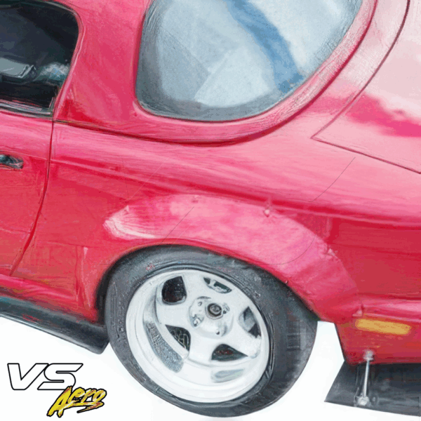 VSaero FRP TKYO Wide Body Fender Flares (rear) 80mm for Mazda Miata MX-5 (NA) 1990-1997 - Image 2