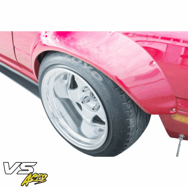 VSaero FRP TKYO Wide Body Fender Flares (rear) 80mm for Mazda Miata MX-5 (NA) 1990-1997 - Image 5