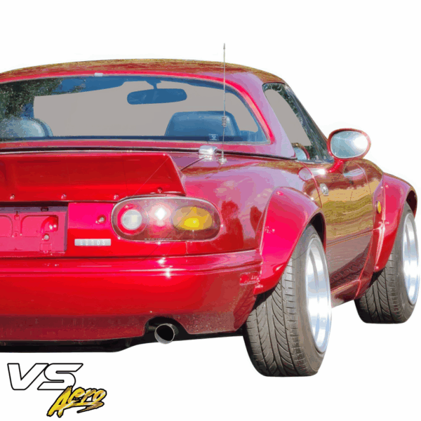 VSaero FRP TKYO Wide Body Fender Flares (rear) 80mm for Mazda Miata MX-5 (NA) 1990-1997 - Image 10