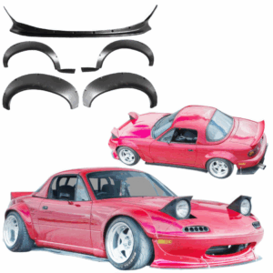 VSaero FRP TKYO Wide Body Kit 5pc for Mazda Miata MX-5 (NA) 1990-1997
