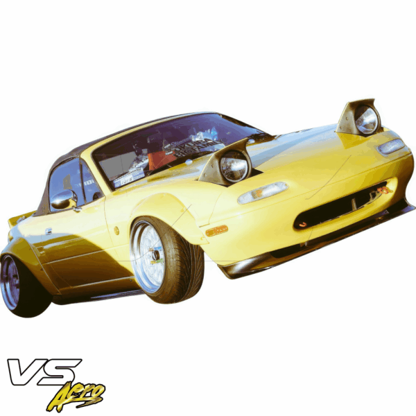 VSaero FRP TKYO Wide Body Flare Set for Mazda Miata MX-5 (NA) 1990-1997 - Image 4