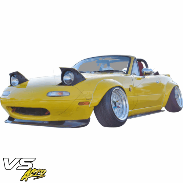 VSaero FRP TKYO Wide Body Flare Set for Mazda Miata MX-5 (NA) 1990-1997 - Image 6