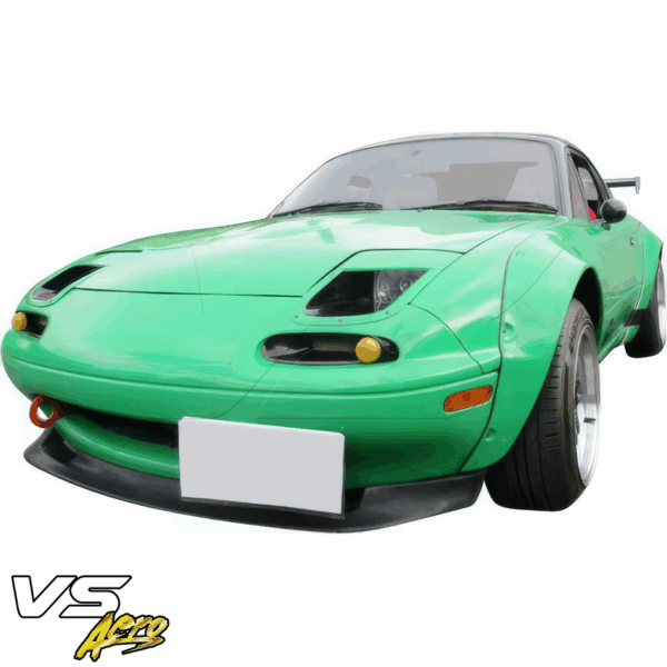VSaero FRP TU99 NN2 Wide Body Fender Flares (set) 4pc 50mm for Mazda Miata MX-5 (NA) 1990-1997 - Image 4