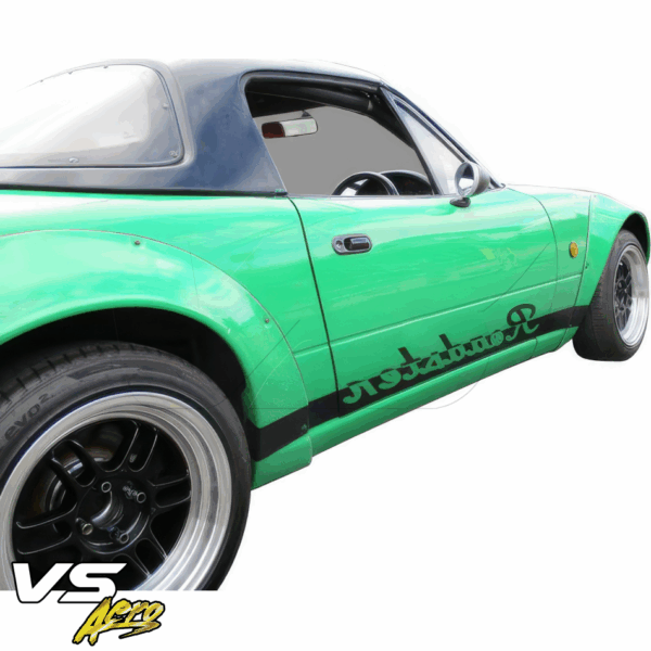 VSaero FRP TU99 NN2 Wide Body Fender Flares (set) 4pc 50mm for Mazda Miata MX-5 (NA) 1990-1997 - Image 15