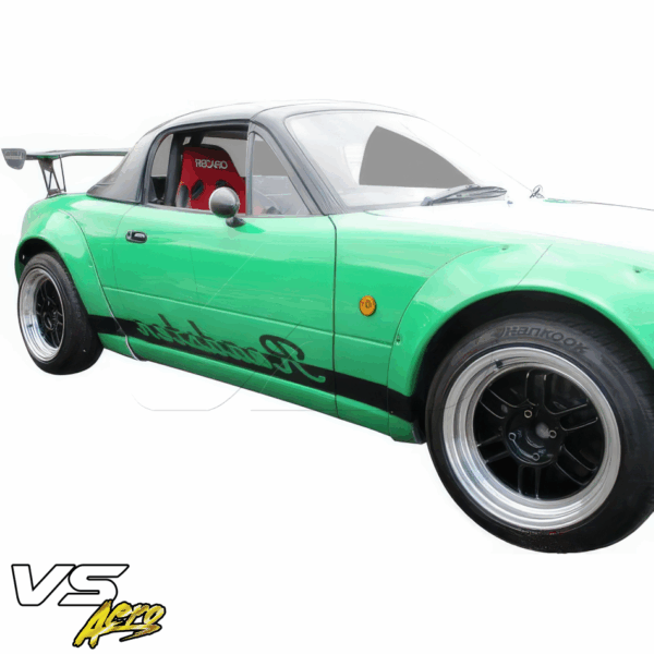 VSaero FRP TU99 NN2 Wide Body Fender Flares (set) 4pc 50mm for Mazda Miata MX-5 (NA) 1990-1997 - Image 19