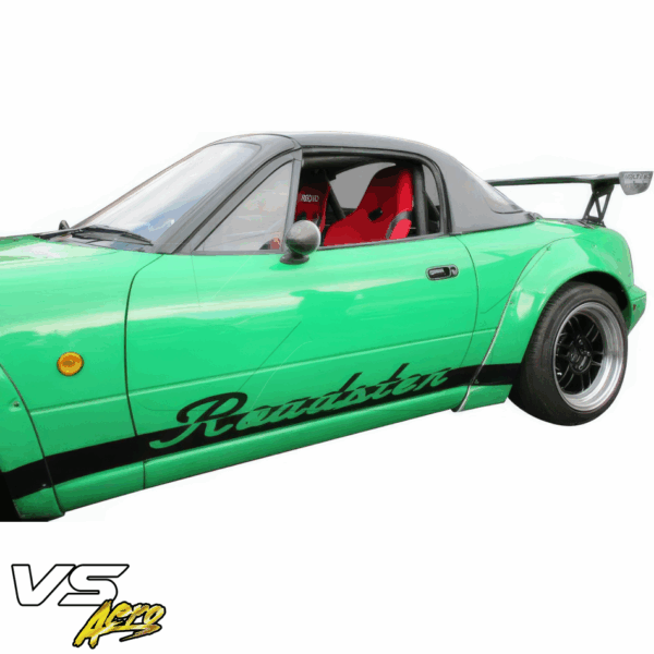 VSaero FRP TU99 NN2 Wide Body Fender Flares (set) 4pc 50mm for Mazda Miata MX-5 (NA) 1990-1997 - Image 20