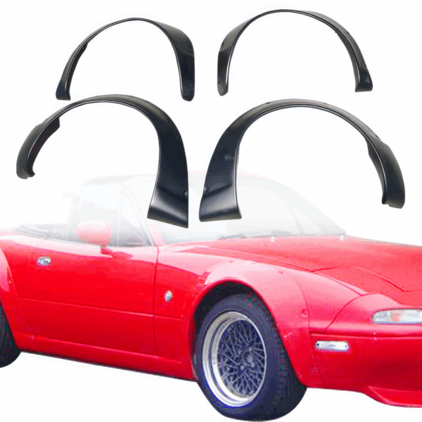VSaero FRP TU99 NN2 Wide Body Fender Flares (set) 4pc 50mm for Mazda Miata MX-5 (NA) 1990-1997 - Image 29