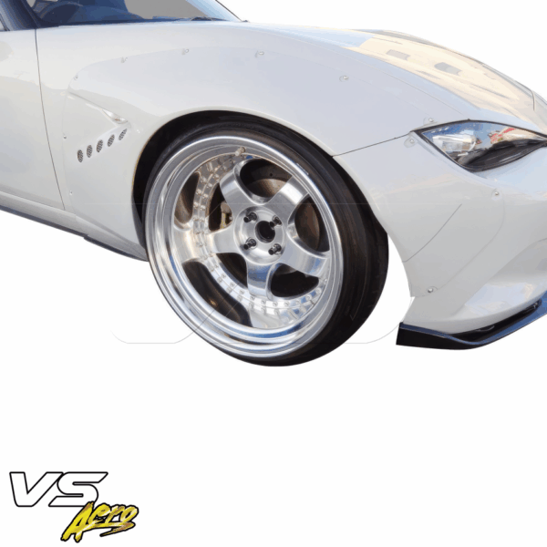 VSaero FRP TKYO Wide Body Fender Flares (front) 4pc 40mm for Mazda Miata MX-5 (ND) 2016-2021 - Image 2
