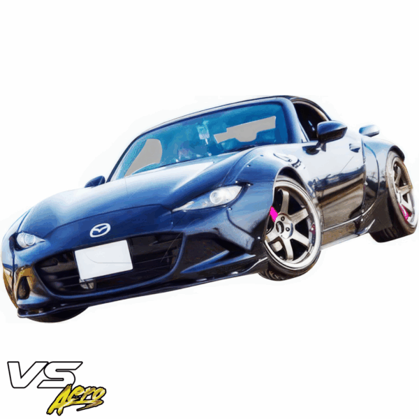VSaero FRP TKYO Wide Body Fender Flares (front) 4pc 40mm for Mazda Miata MX-5 (ND) 2016-2021 - Image 43