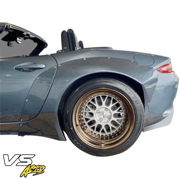 VSaero FRP TKYO Wide Body Fender Flares (rear) 4pc 80mm for Mazda Miata MX-5 (ND) 2016-2021 - Image 26