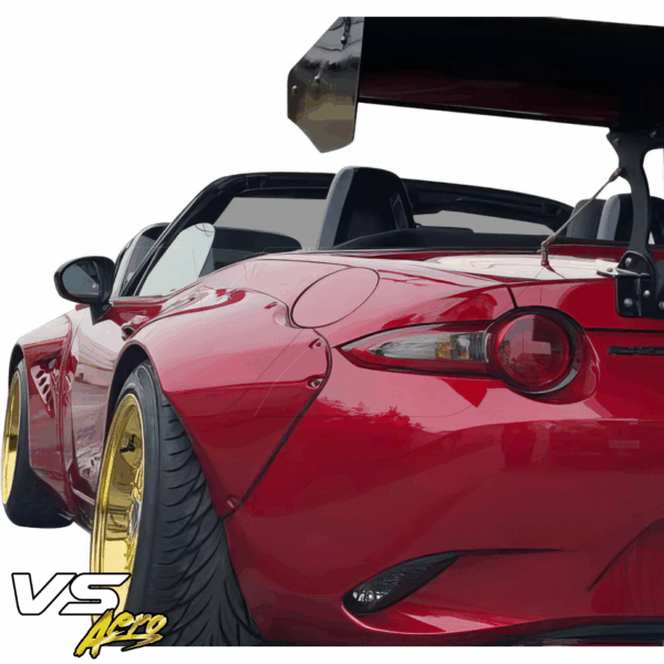 VSaero FRP TKYO Wide Body Fender Flares (rear) 4pc 80mm for Mazda Miata MX-5 (ND) 2016-2021 - Image 46