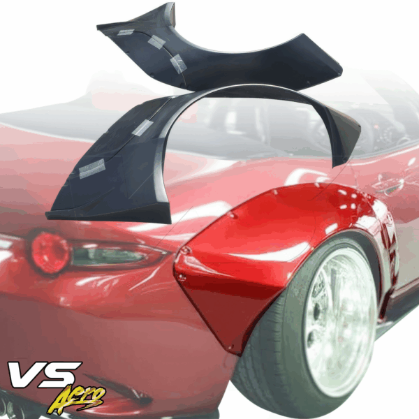 VSaero FRP TKYO Wide Body Fender Flares (rear) 4pc 80mm for Mazda Miata MX-5 (ND) 2016-2021 - Image 49