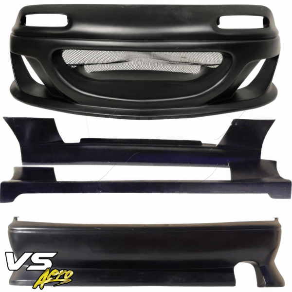 VSaero FRP STRA vB Body Kit 4pc for Mazda Miata MX-5 (NA) 1990-1997 - Image 3